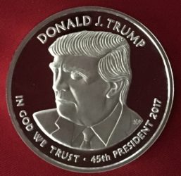 Trump Silver Coin $38.88 USD